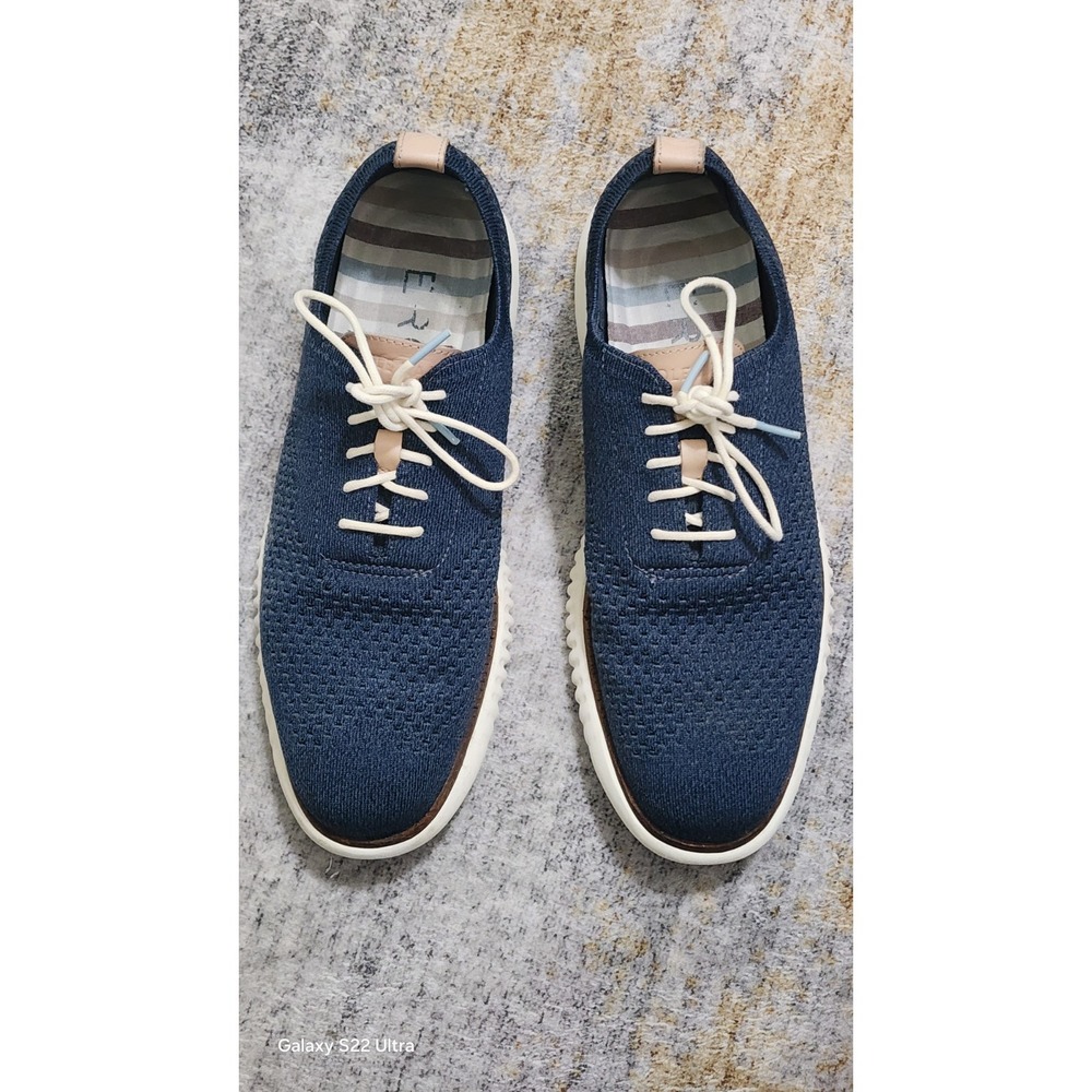 Cole Haan Men's 2.Zerogrand Stitchlite Oxford Marine Blue Size 10M C35256